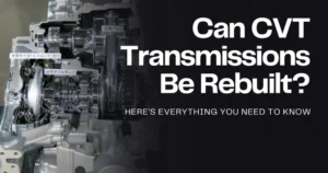 rebuilding a cvt transmission cover image