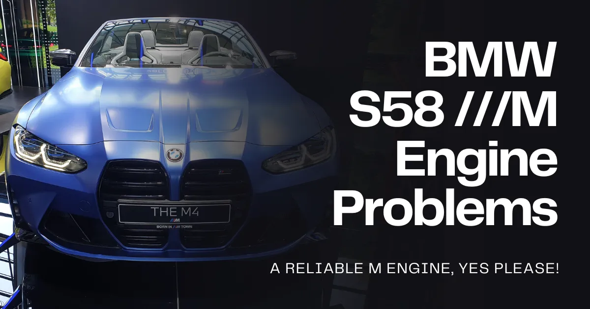 bmw s58 engine problems