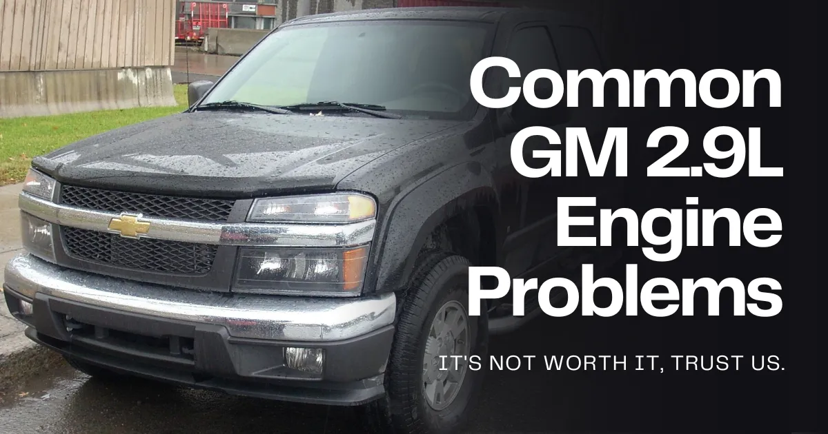 gm 2.9l engine problems featured image