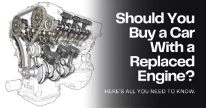 purchasing a car with replaced engine cover image